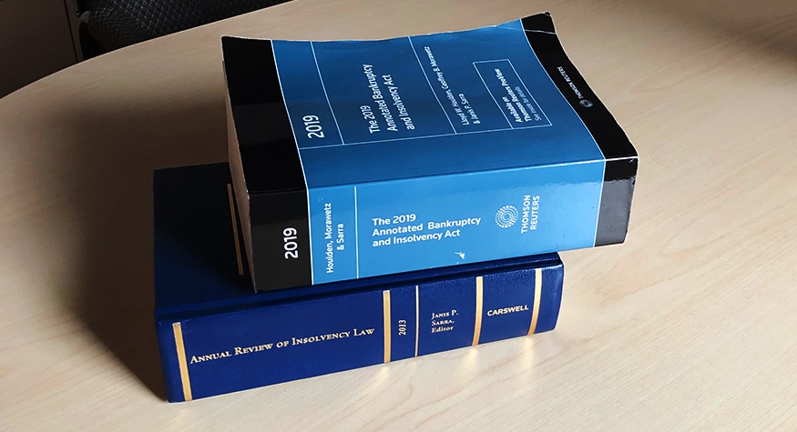 bankruptcy and insolvency act law books
